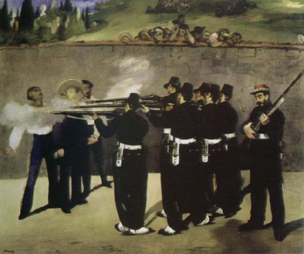 Edouard Manet the execution of maximilian china oil painting image